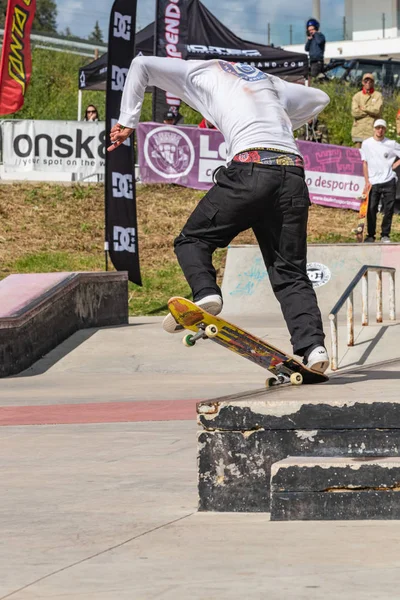 Guilherme Durand während der 1. Etappe der Skate Challenge — Stockfoto