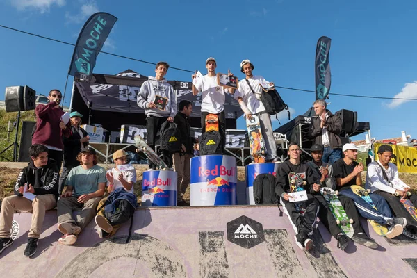 Bruno Senra wint de 1e fase van Dc Skate Challenge door Moche — Stockfoto