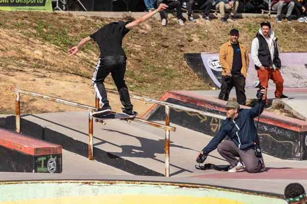 Guilherme Lima tijdens de 1ste fase Dc Skate Challenge — Stockfoto