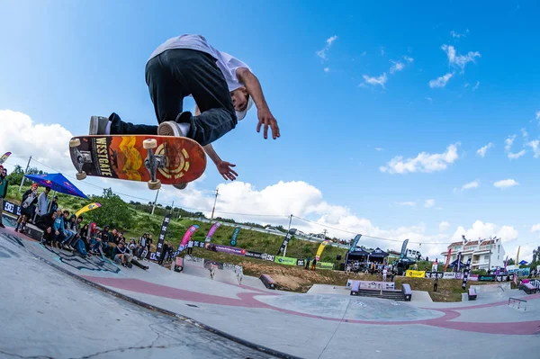 Bruno Senra tijdens de 1ste fase Dc Skate Challenge — Stockfoto