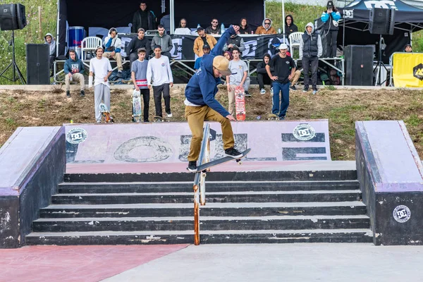 Cesar Afonso 1 sahne Dc kaymak Challenge sırasında — Stok fotoğraf