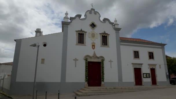 Loule Portugal Circa Maio 2018 Timelapse Igreja São Francisco Cidade — Vídeo de Stock