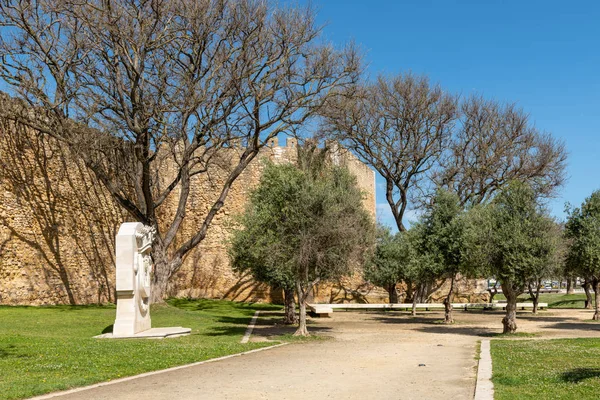 View Garden Governors Castle Castelo Dos Governadores Lagos Algarve Portugal — Stock Photo, Image