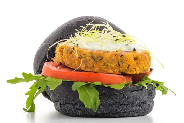 Вкусный вегетарианский бургер — стоковое фото