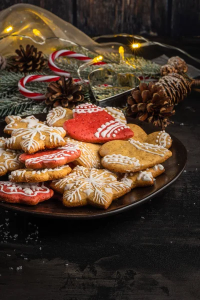 Biscoitos de Natal assados — Fotografia de Stock