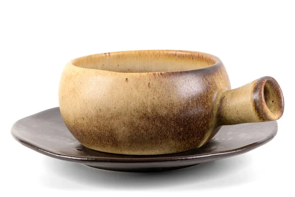 Rustic clay pot — Stock Photo, Image