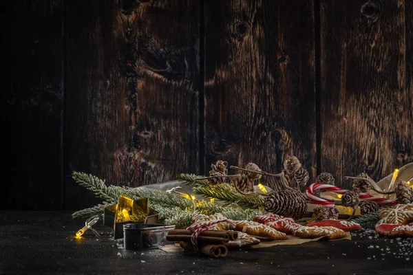 Biscoitos de Natal assados — Fotografia de Stock