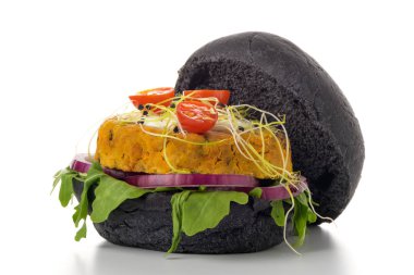 Lezzetli ızgara vejetaryen burger