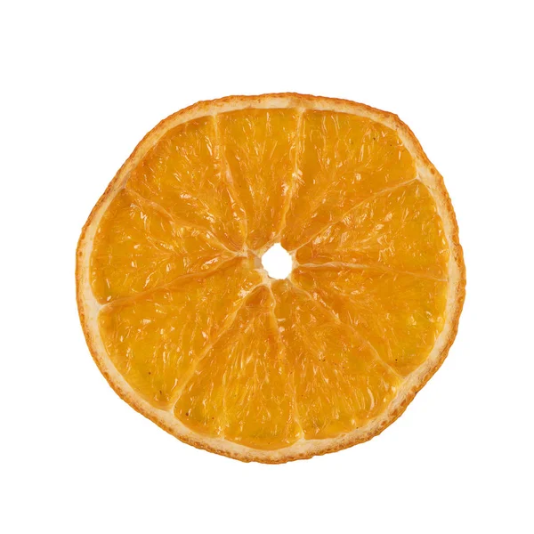 Сушеный кусок апельсина — стоковое фото