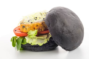 Lezzetli ızgara vejetaryen burger