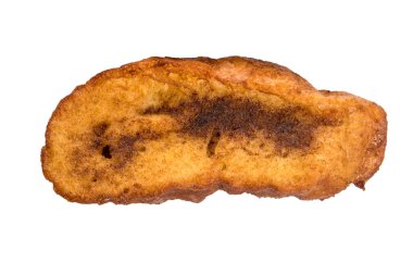 Geleneksel Noel Rabanada. İspanyolca beyaz arka plan üzerinde izole Torrijas.