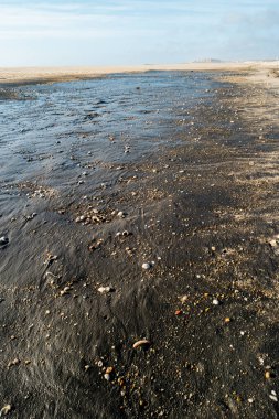 Portekiz 'in Ovar kentindeki hidrodinamik dengeyi optimize etmek için Atlantik Okyanusu' na yapılan tortu değişimi müdahalesi.