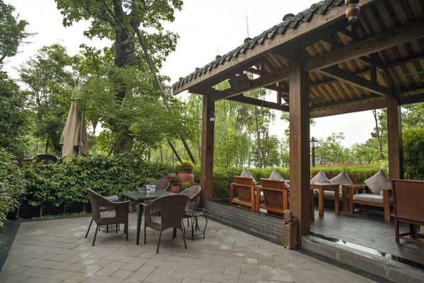 Chinese Yard Teahouse — Stock Photo, Image