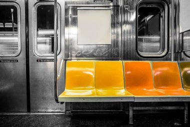 NYC metro koltuk