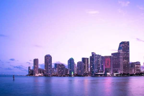 Skyline di Miami florida — Foto Stock