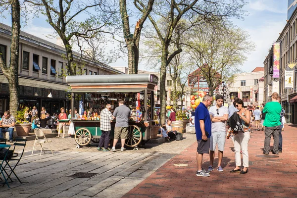 Faneuil Quincy Market Boston — Foto Stock