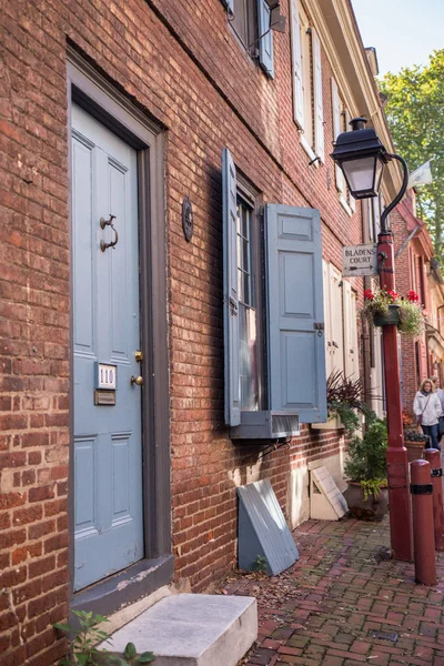 Elfreths Alley Philadelphia — Stock Photo, Image