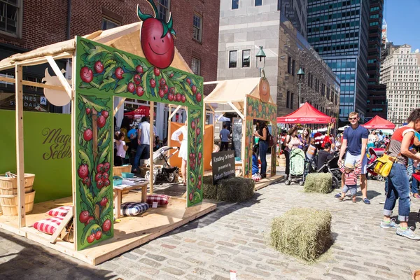 Farm Fresh Festival para crianças NYC 2016 — Fotografia de Stock
