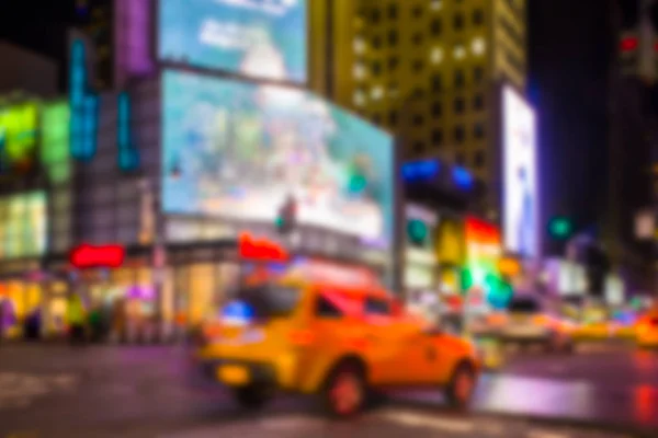 Cidade de Nova York noite Blur — Fotografia de Stock