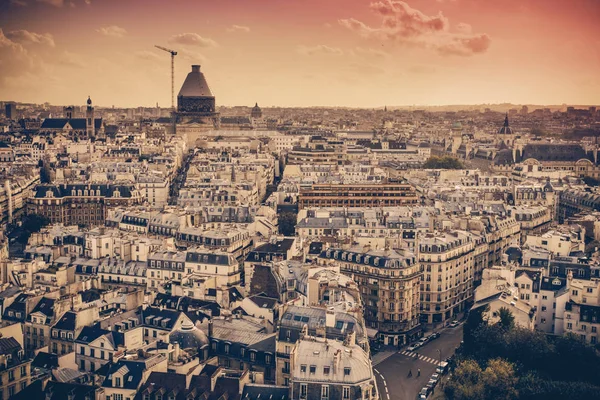 Paris Sunset City View — Stock Photo, Image