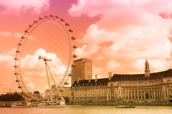 London Eye Thames — Stockfoto