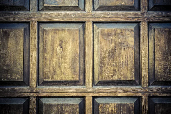 Intarzované dřevo Panel textura — Stock fotografie