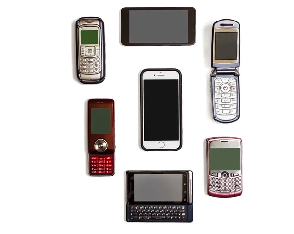 Variety of Cellphones — Stock Photo, Image