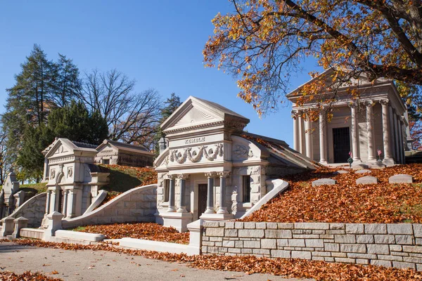 Cementerio histórico de Laurel Hill Filadelfia — Foto de Stock