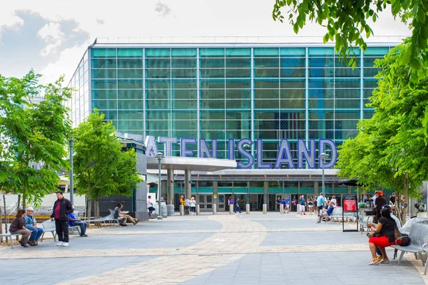 Staten Island Ferry Terminal w Nowym Jorku — Zdjęcie stockowe