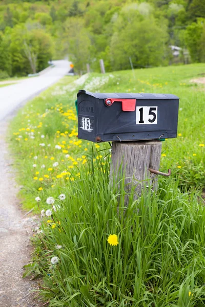 Boîte aux lettres Route rurale — Photo