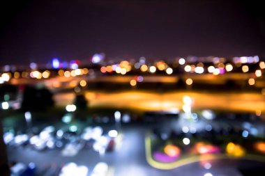 Şehir ışıkları bulanıklık