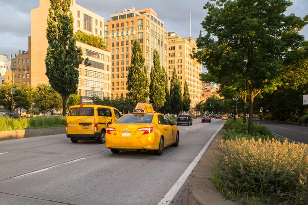 Taxi amarillo de Nueva York — Foto de Stock