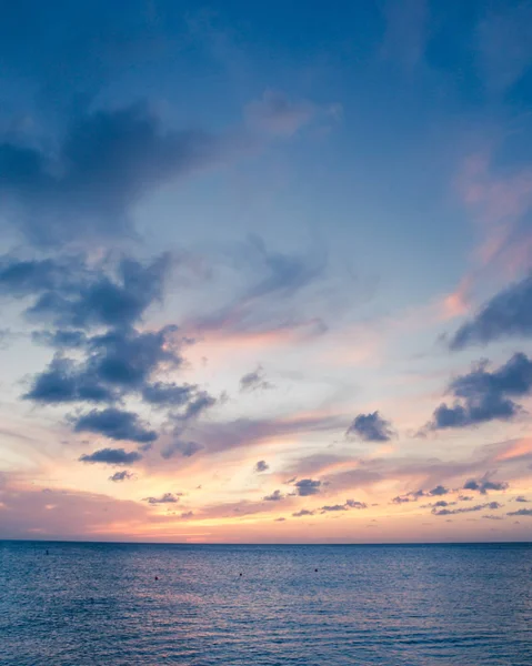 サンセットビーチの海 — ストック写真