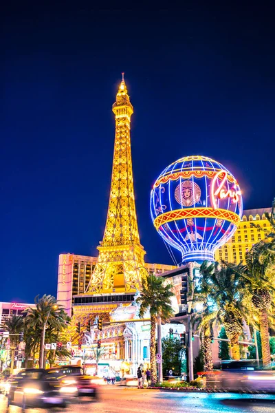 Vegas bij nacht — Stockfoto