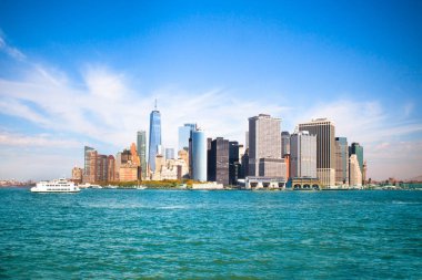 NYC Skyline finans bölgesi