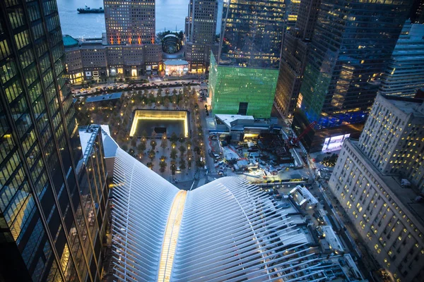 Всемирный торговый центр в Нью-Йорке — стоковое фото