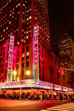 Radio city konser salonu nyc