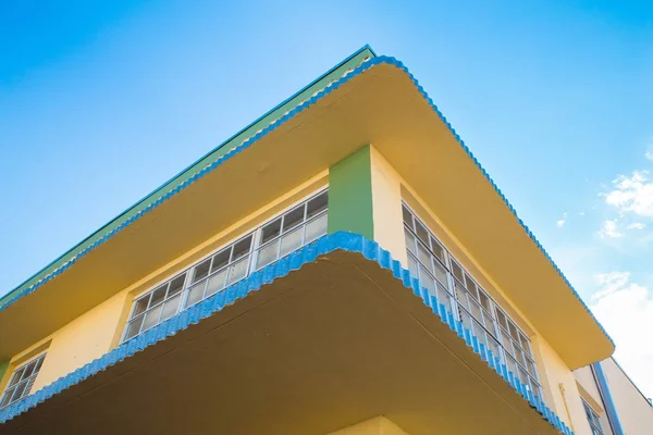 Art Deco Tarzı Mimarisi South Beach Miami Florida Tipik Örneği — Stok fotoğraf