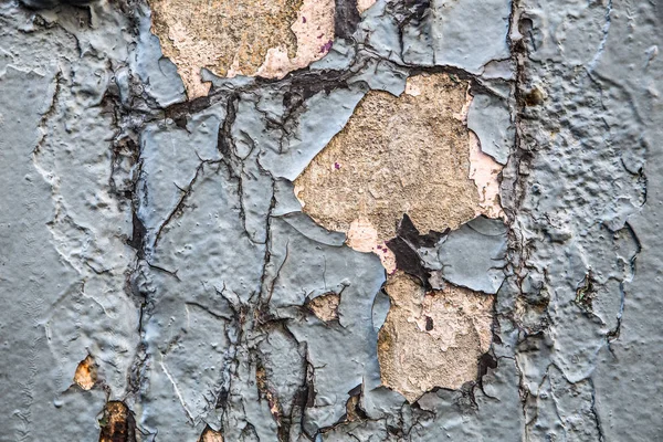 Grunge Texture Peeling Vernice Incrinata Sul Muro Cemento — Foto Stock