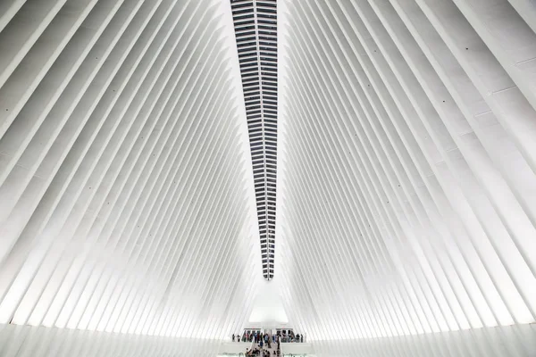 New York City Juin 2017 Vue Intérieure Oculus Centre Ville — Photo