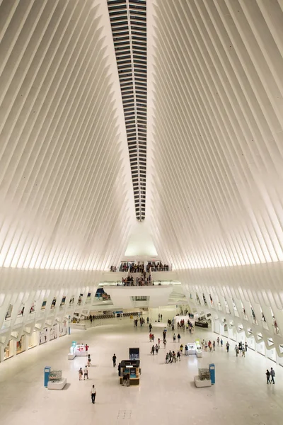 New York City Juni 2017 Binnenaanzicht Van Het Oculus Het — Stockfoto