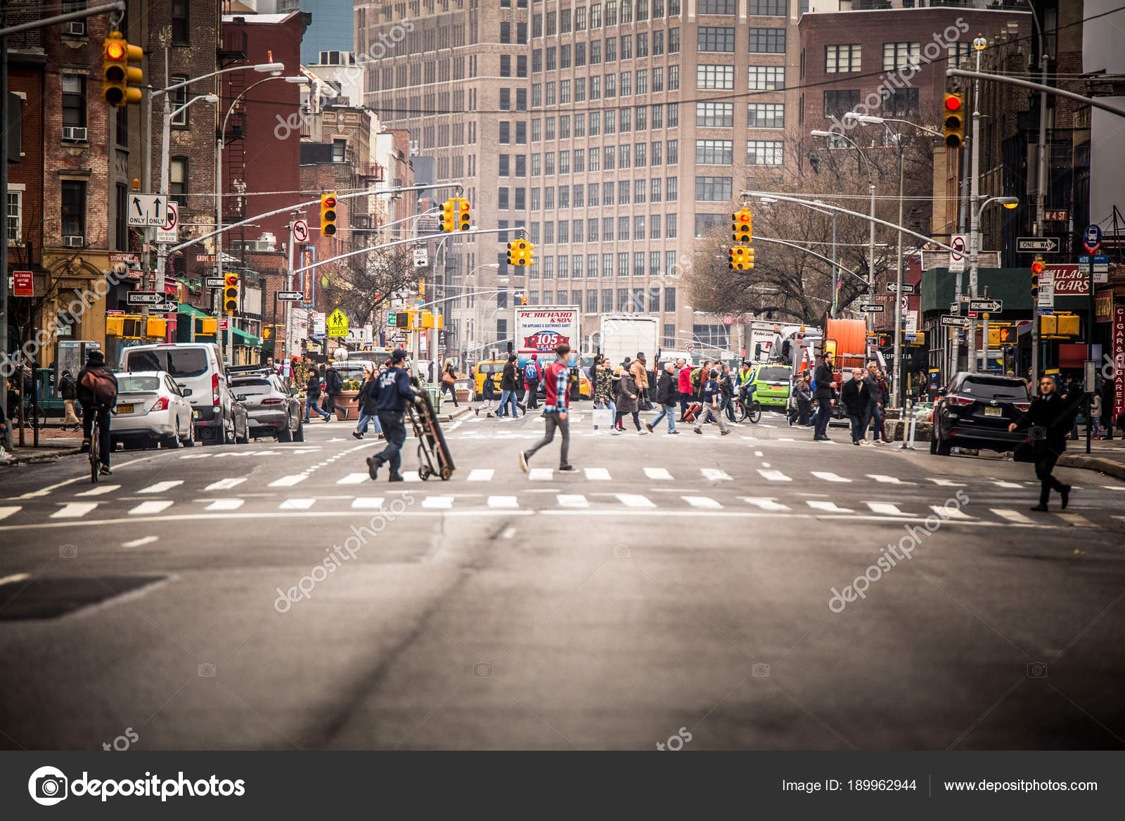 New York City March 2018 New York City Manhattan Street Stock