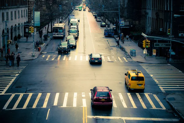 Nueva York City Marzo 2018 Nueva York Manhattan Escena Callejera — Foto de Stock