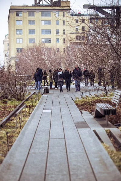 Νέα Υόρκη Μαρτίου 2018 Θέα Από Την Υψηλή Γραμμή Park — Φωτογραφία Αρχείου