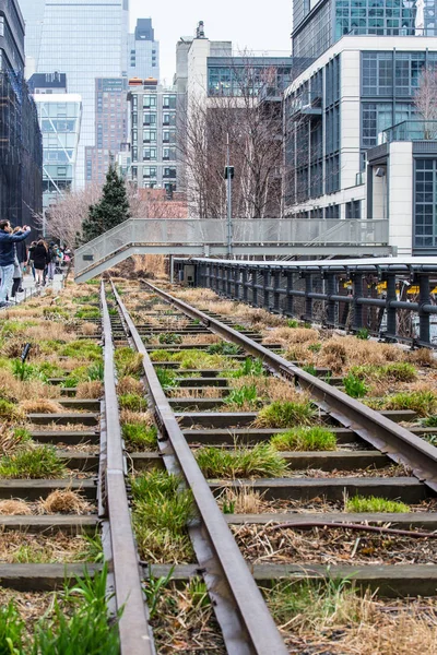 New York City March 2018 View High Line Park Manhattan — Stock Photo, Image