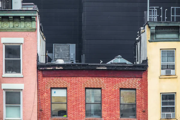 New York City Városkép Színes Épületek Chelsea Manhattan Ben — Stock Fotó