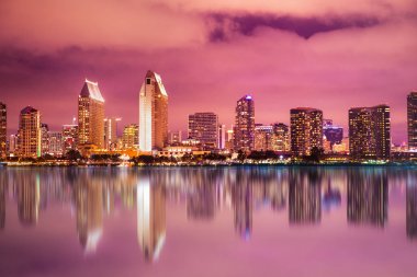  San Diego California manzarası güzel gün batımı görünümü