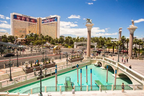Las Vegas Nevada Mai 2017 Vue Venetian Mirage Hotel Resort — Photo