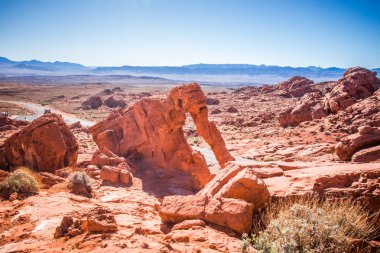  Fil kaya oluşumu yangın State park vadi Nevada