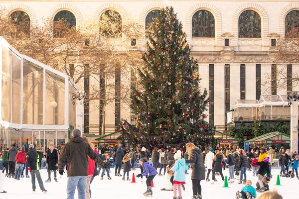 New York City Décembre 2018 Vue Parc Bryant Pendant Période — Photo